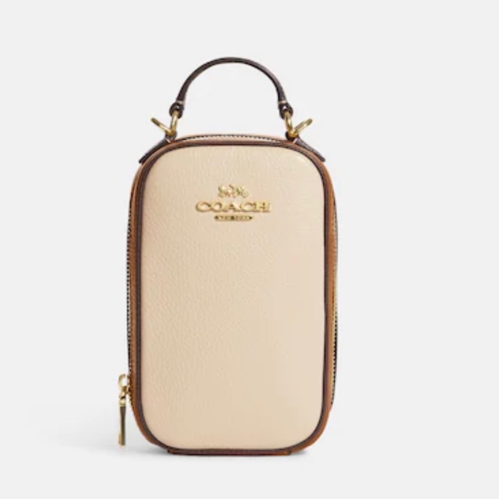 Coach Eva phone crossbody bag in colorblock